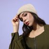 Women Lovely Olive Green Solid Pure Cotton Cropped Jacket