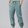 Popnetic High-Rise Pure Cotton Cargo Joggers