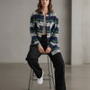 Popnetic Women Pure Cotton Flannel Oversized Shirt
