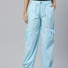 Popnetic Loose Fit High-Rise Pure Cotton Parachute Cargo Trouser