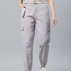 Popnetic High-Rise Pure Cotton Cargo Trousers