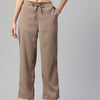 Popnetic Textured High-Rise Trousers