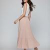 Popnetic Textured Tiered Maxi Skirt