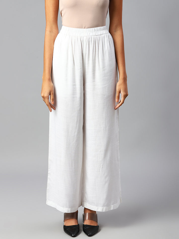 Women White Palazzos
