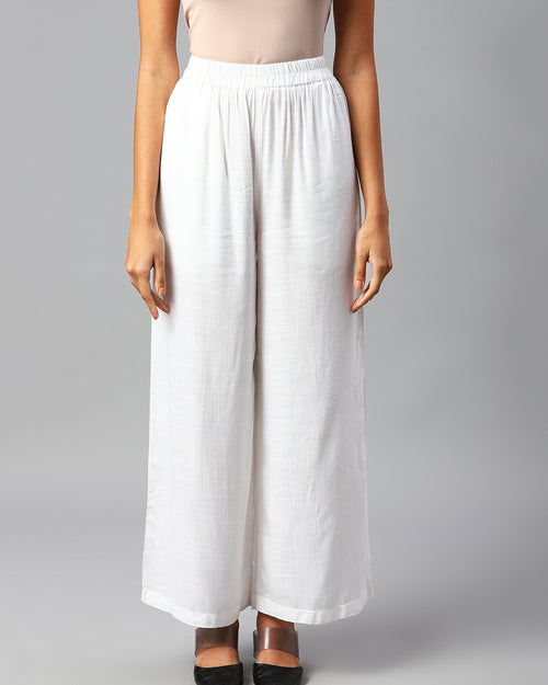 Women White Palazzos