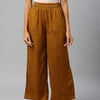 Women Mustard Yellow Palazzos