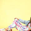 Women Pink Tie & Dye 2.0 Trousers