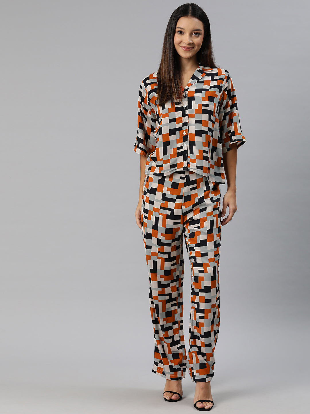 Multicolored printed Co-Ords