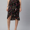 Floral Printed Wrap Skirt
