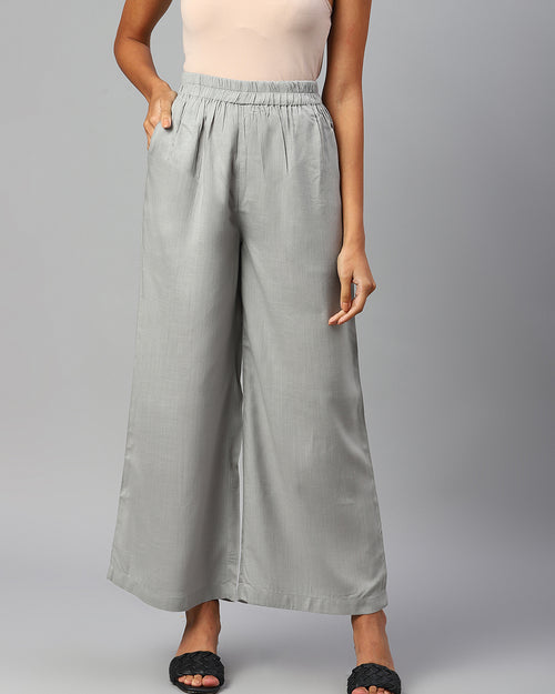 Women Grey Palazzos