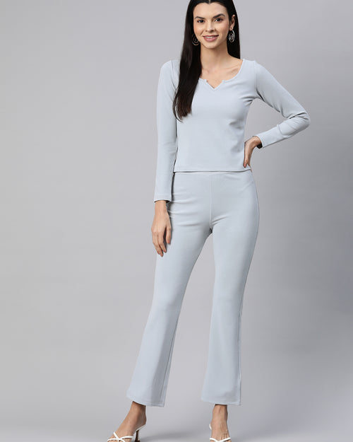 Grey Solid Co-Ords