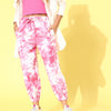 Women Pretty Pink Tie & Dye 2.0 Trousers