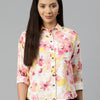 Floral Opaque Printed Casual Shirt