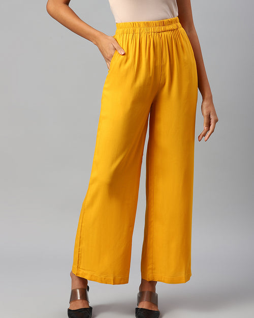 Women Yellow Palazzos