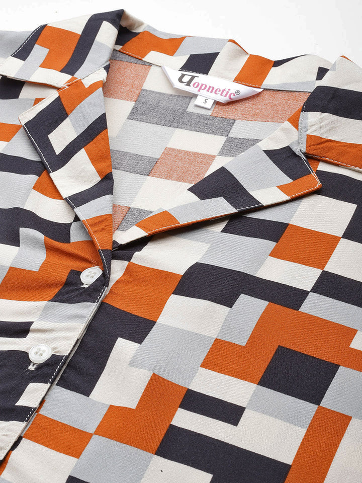 Multicolored printed Co-Ords