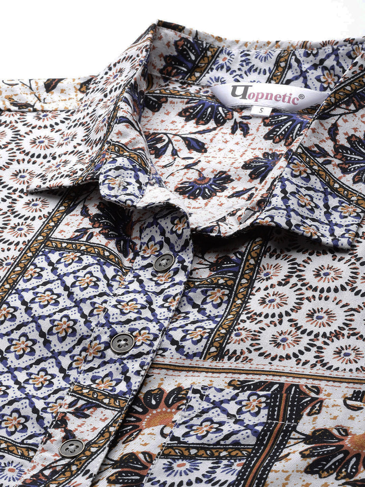 Ethnic Motifs Printed Casual Shirt