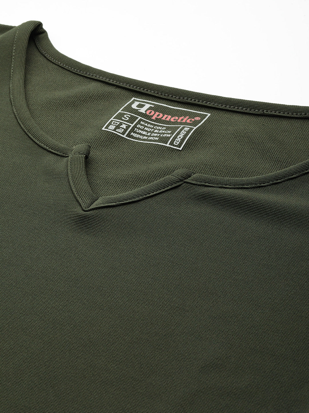 Olive Green Solid Co-Ords
