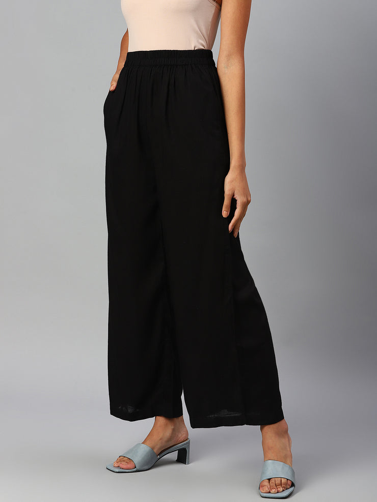 Women Black Palazzos