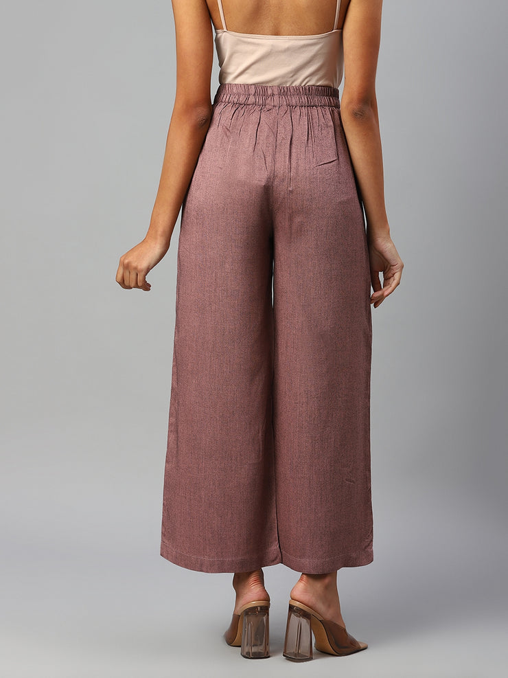 Women Mauve Palazzos