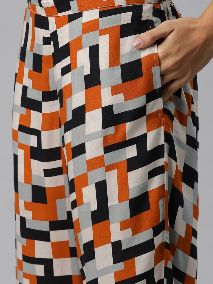 Multicolored printed Co-Ords