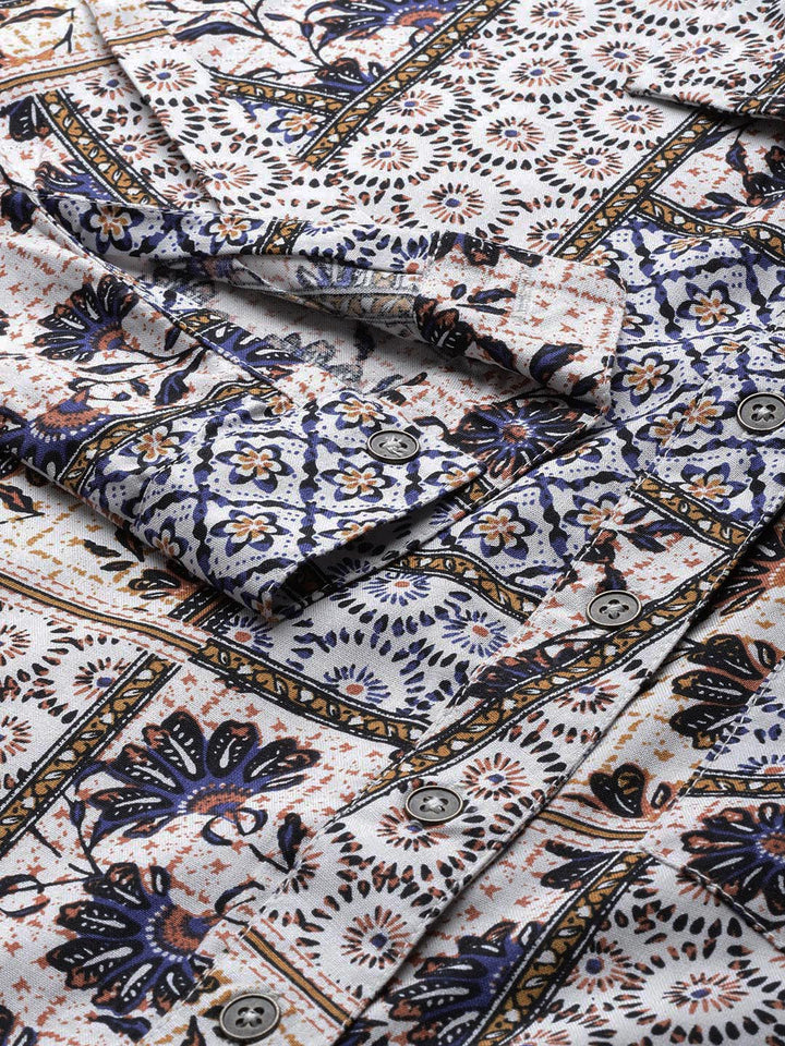 Ethnic Motifs Printed Casual Shirt