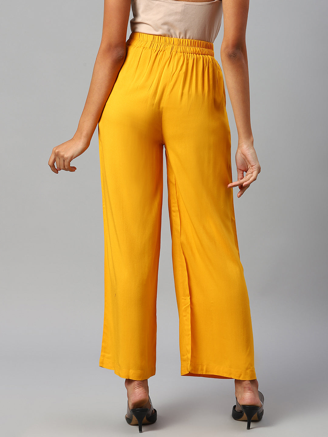 Women Yellow Palazzos