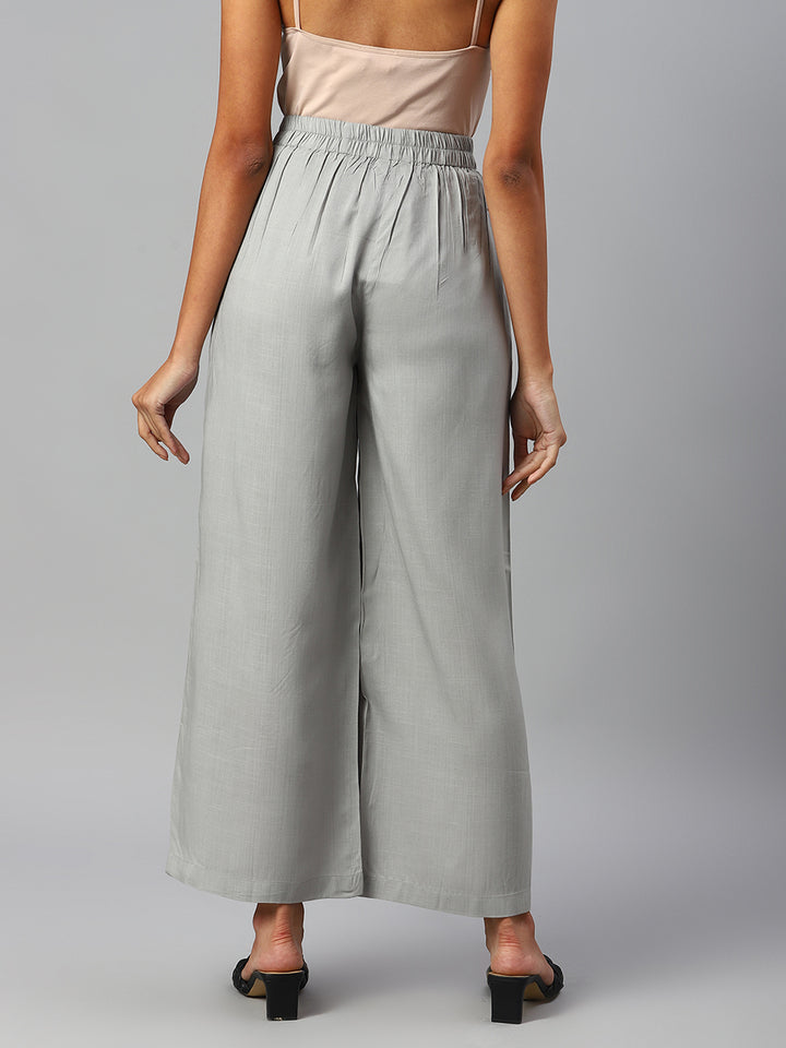 Women Grey Palazzos