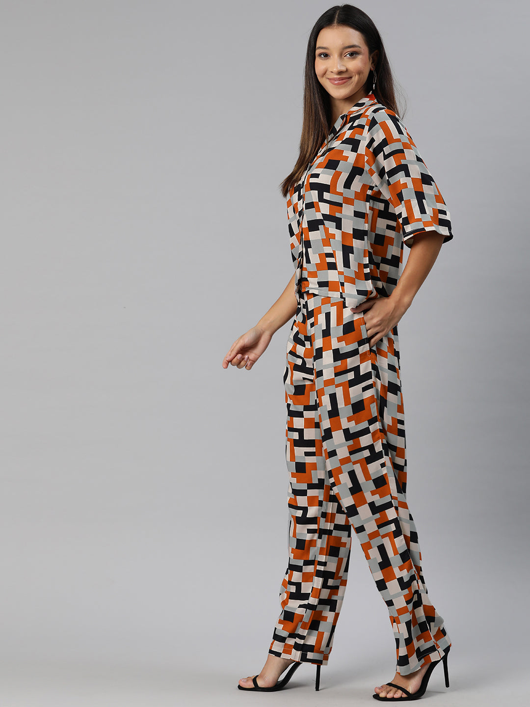Multicolored printed Co-Ords