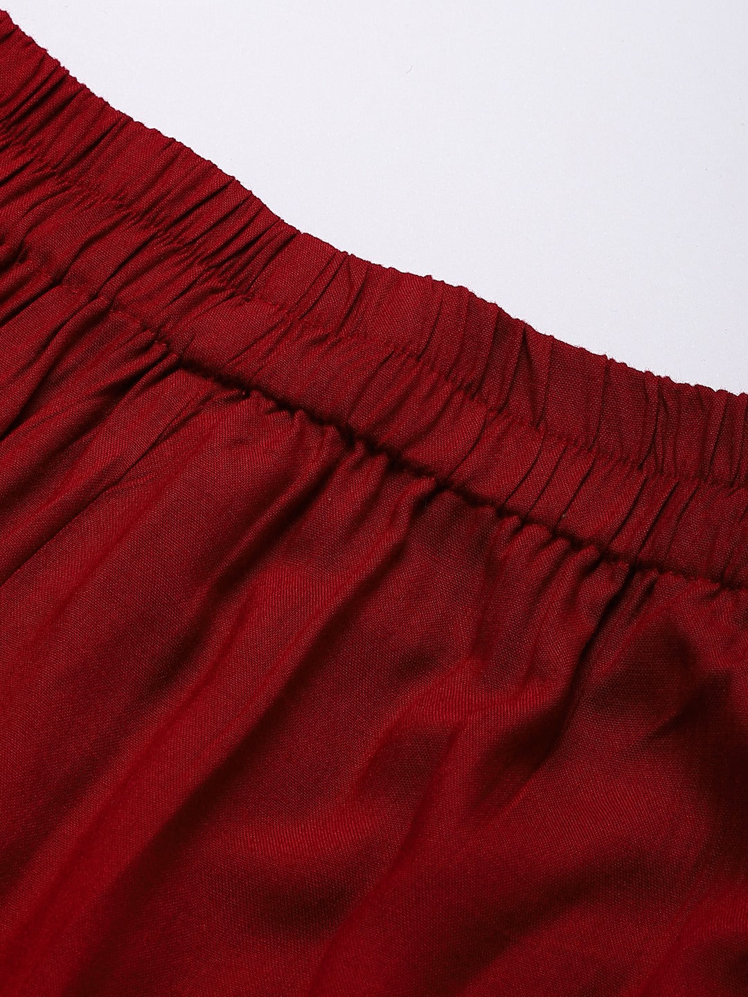 Women Burgundy Palazzos