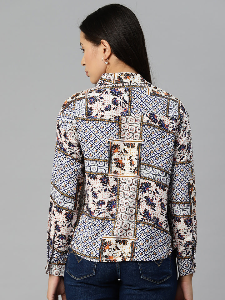 Ethnic Motifs Printed Casual Shirt