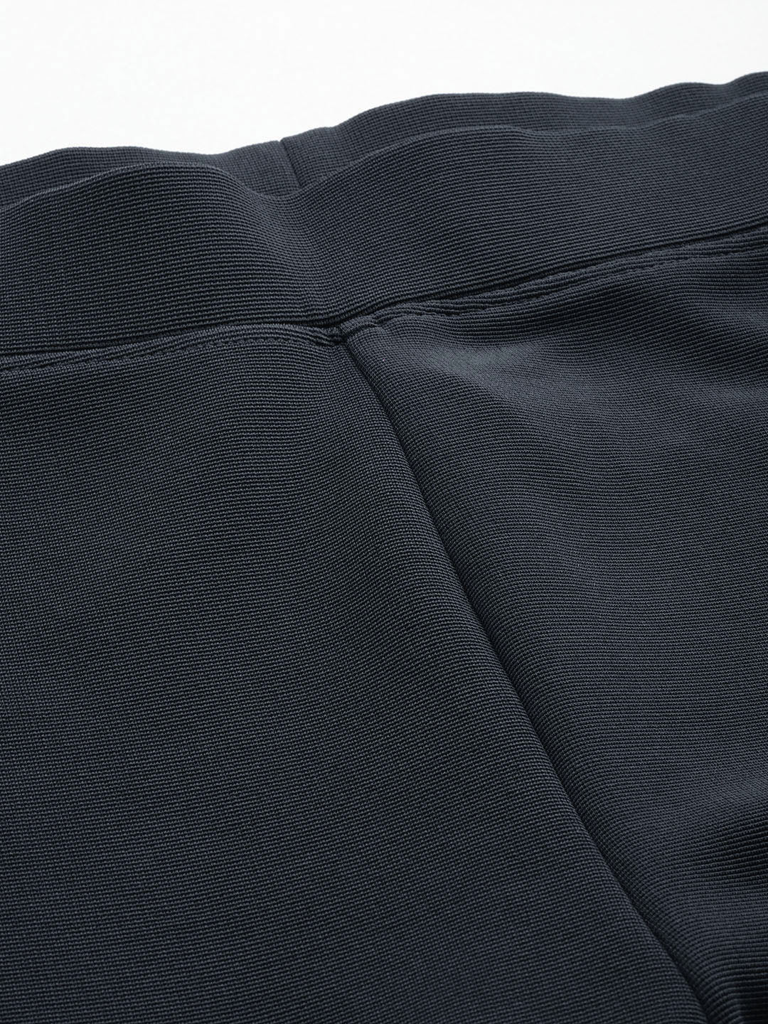 Charcoal Slim Fit High-Rise Bootcut Trousers