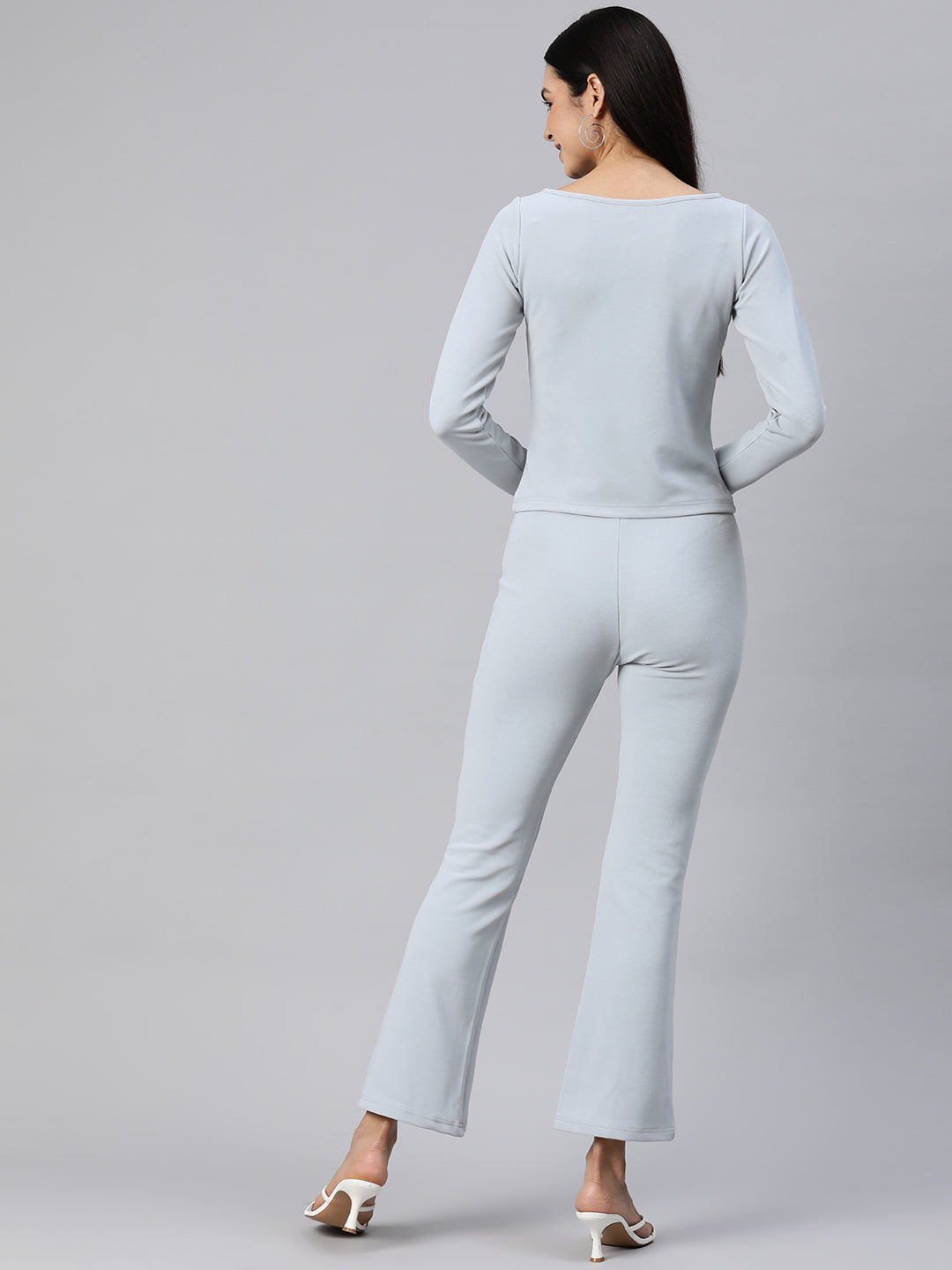 Grey Solid Co-Ords