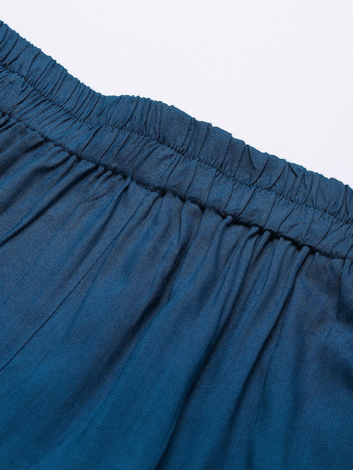 Women Teal Palazzos