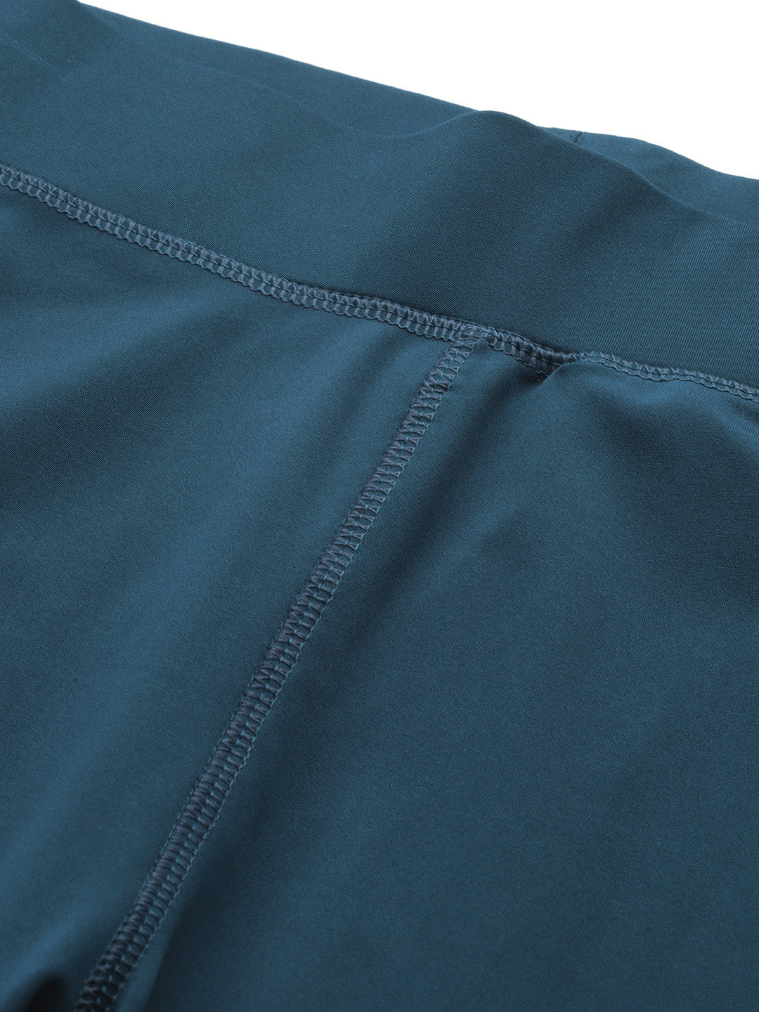 Teal Solid Ankle Length Slim Fit Leggings