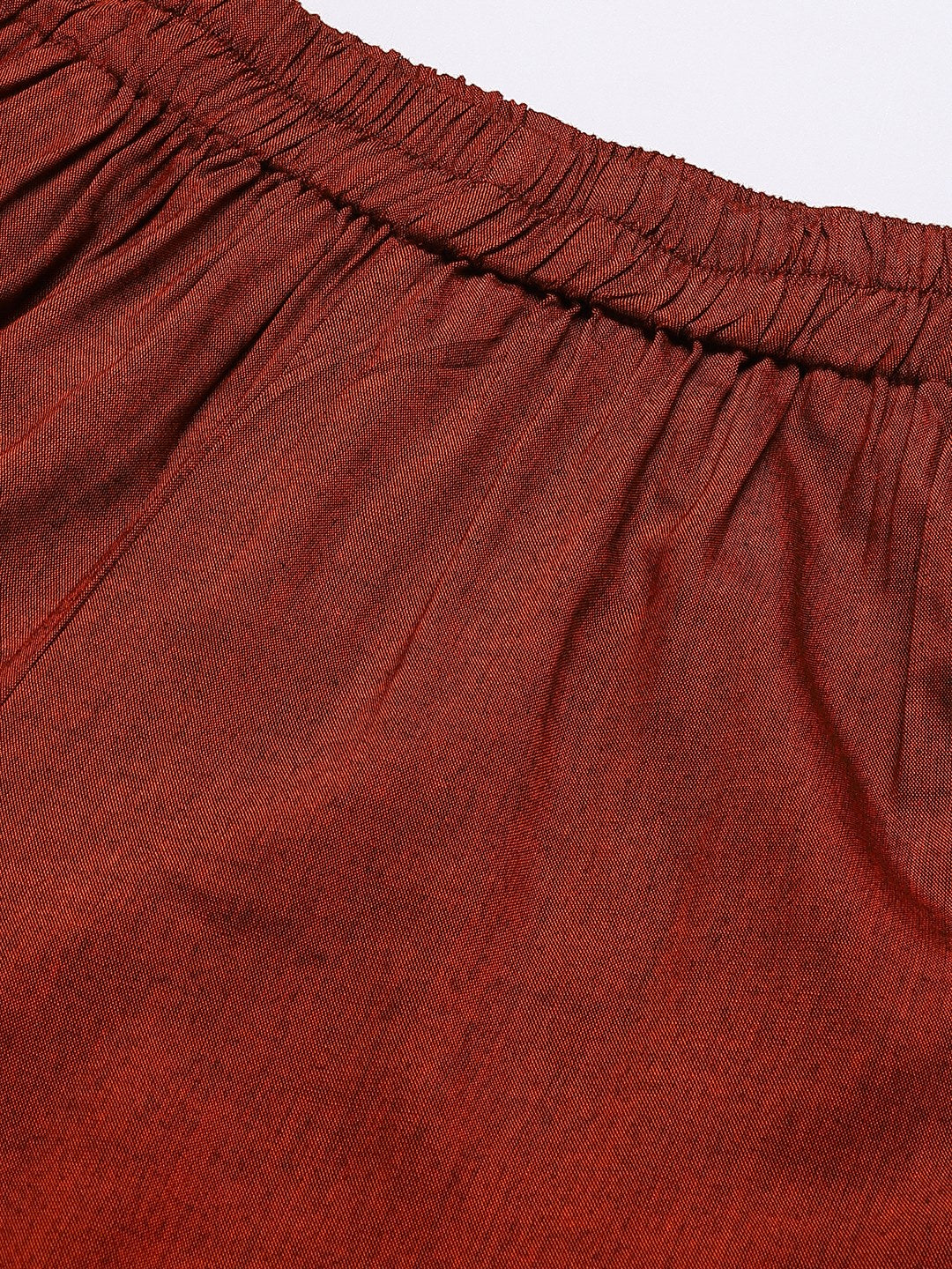 Women Rust Red Palazzos