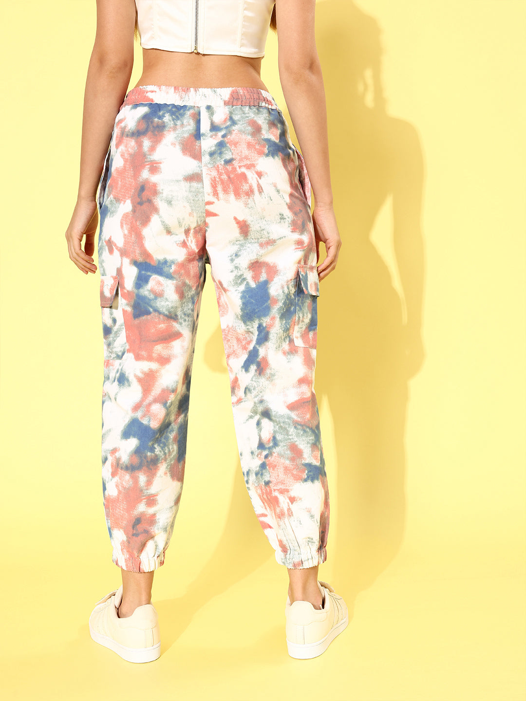 Women Classy White Tie & Dye 2.0 Trousers