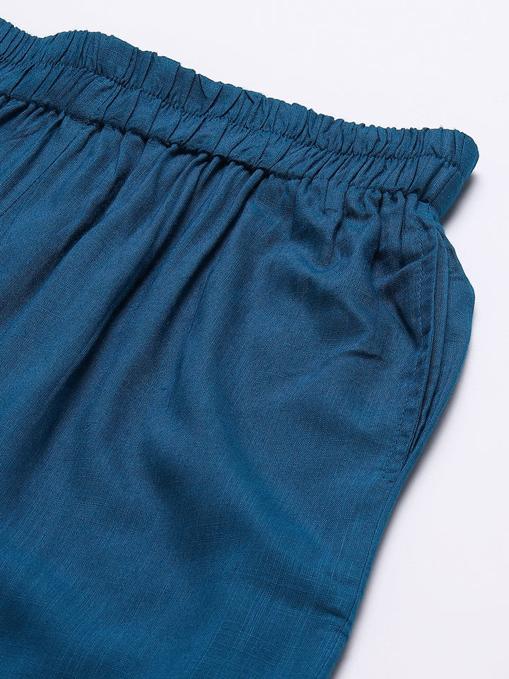 Women Teal Palazzos
