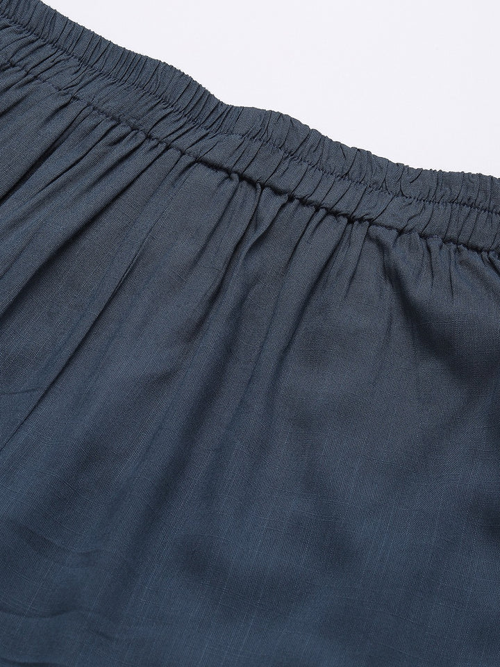 Women Dark Grey Palazzos