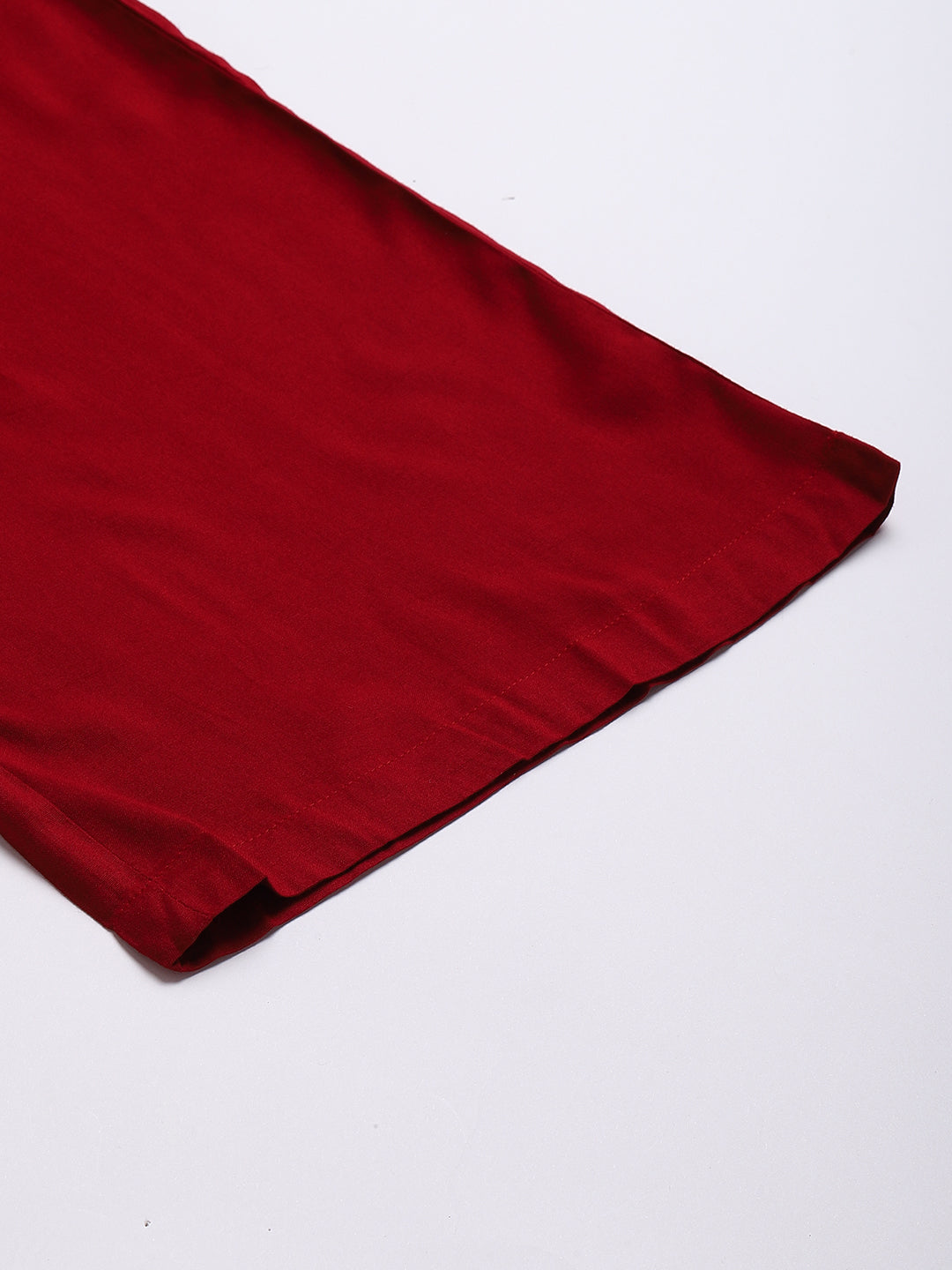 Women Burgundy Palazzos