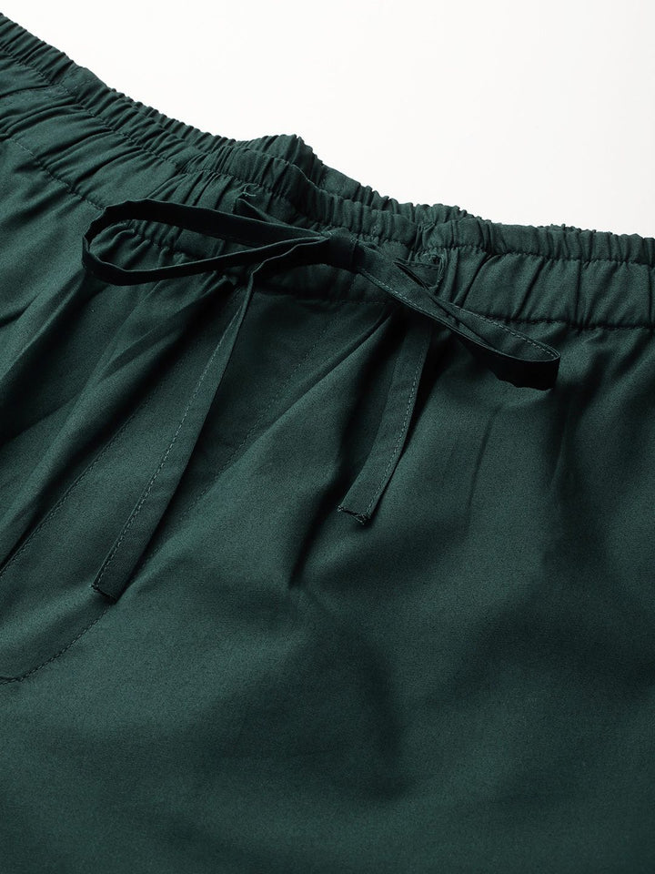 Popnetic Loose Fit High-Rise Pure Cotton Parachute Cargo Trouser
