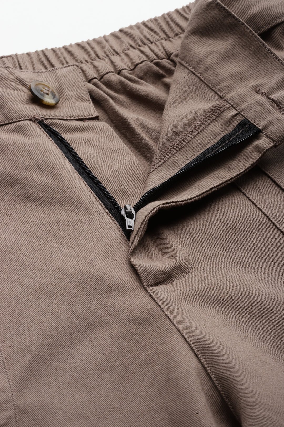Popnetic High-Rise Pure Cotton Cargo Trousers