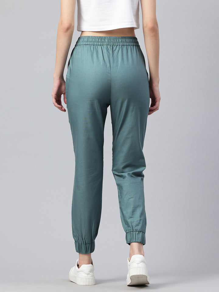 Popnetic Women High-Rise Pure Cotton Joggers