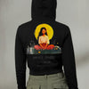 Popnetic Women Printed Hooded Sweatshirt