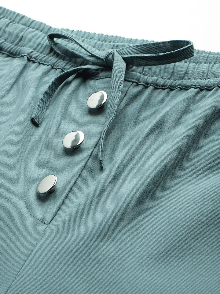 Popnetic High-Rise Pure Cotton Cargo Joggers