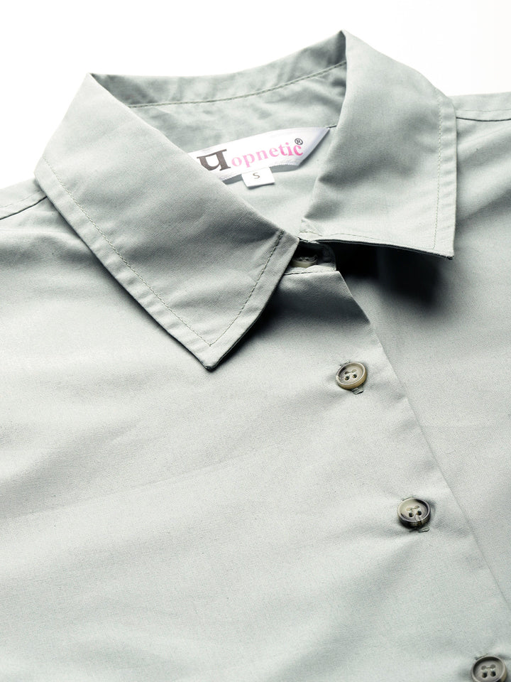 Popnetic Women Smart Pure Cotton Formal Shirt