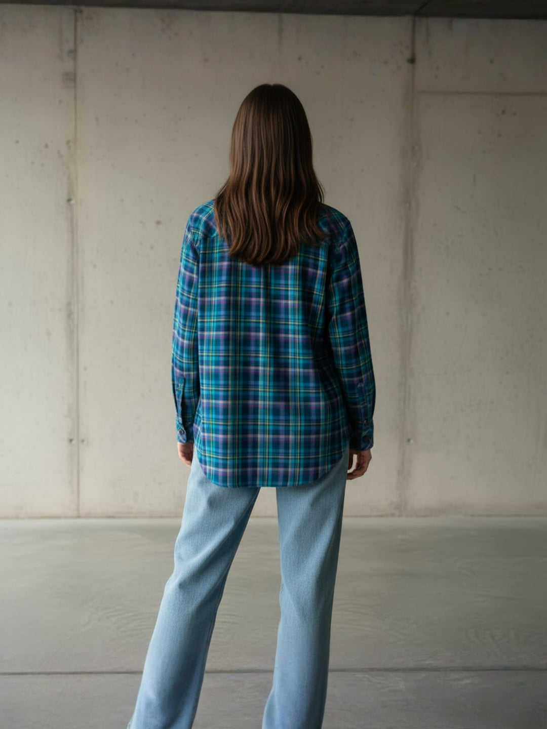 Popnetic Women Tartan Checks Checked Casual Shirt
