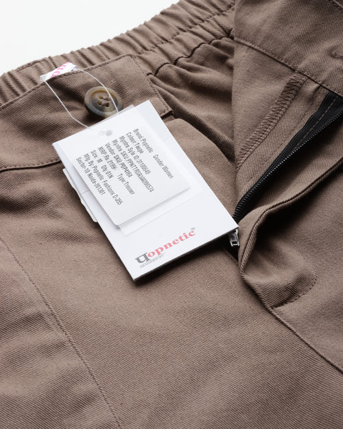 Popnetic High-Rise Pure Cotton Cargo Trousers