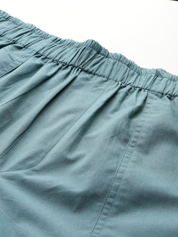 Popnetic Women Loose Fit High-Rise Trousers