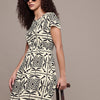 Popnetic Floral Print A-Line Midi Dress