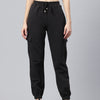 Popnetic Women High-Rise Pure Cotton Cargo Joggers